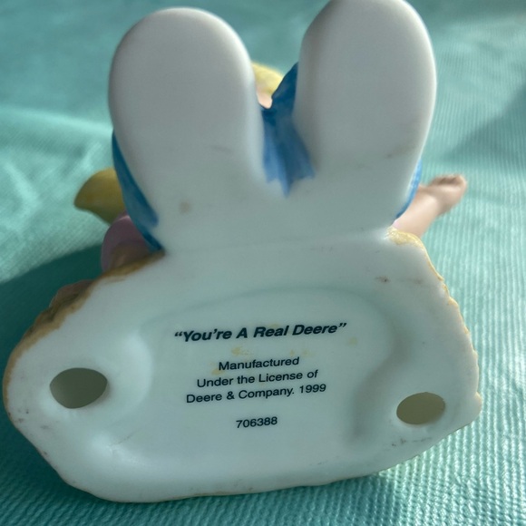 ❤️4 for $25❤️ 1999!ENESCO John Deere CERAMIC Figure OF GIRL - Picture 5 of 5